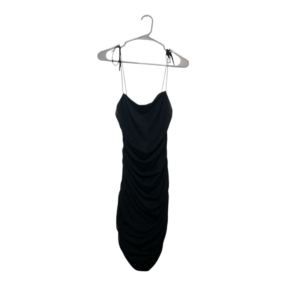 Women’s NWOT Aritzia Sunday‎ Best ruched mini black dress, size small